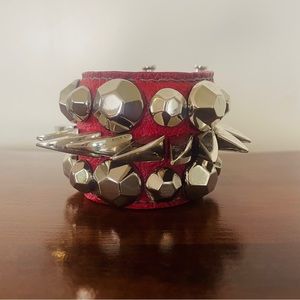 Leather Dragon Claw Spike Cuff